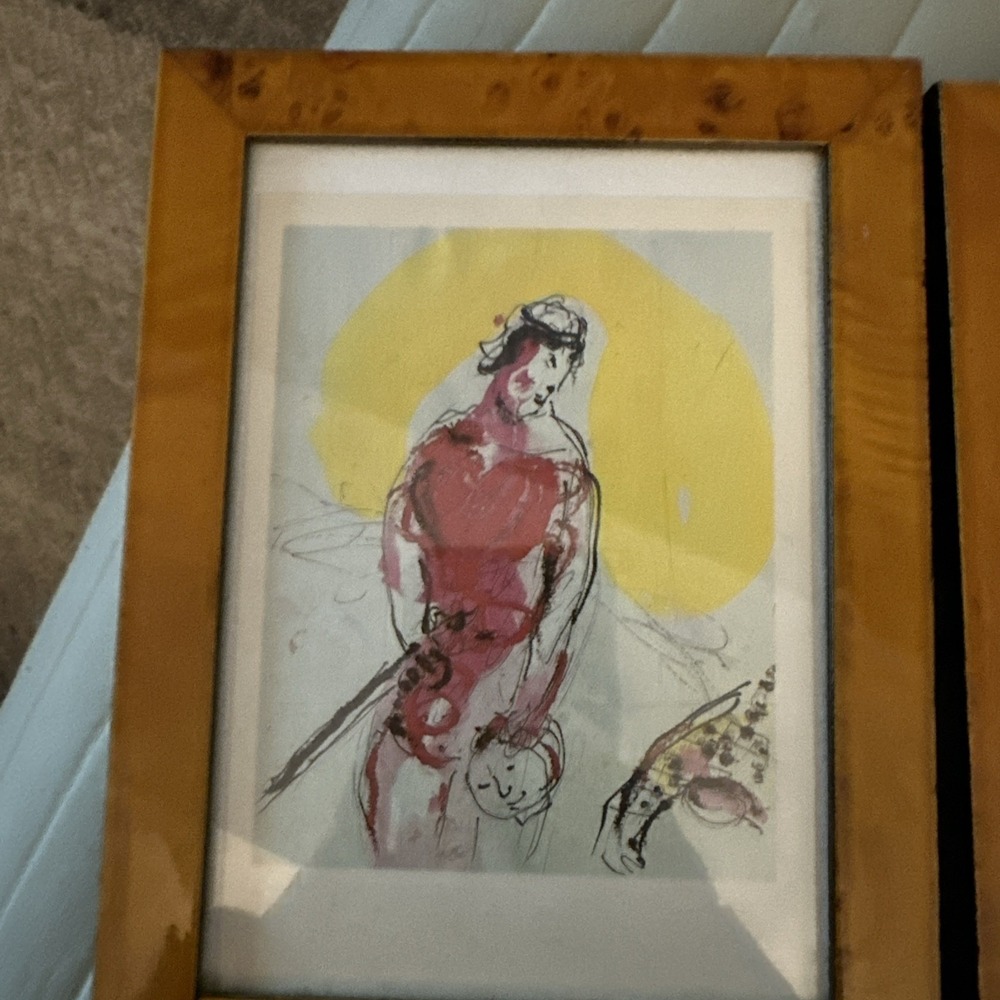 2 Picture Frames With Prints 4x6‎
